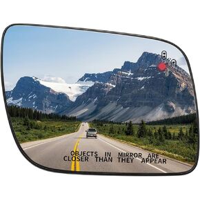 Driver Side Mirror Replacement for Ford Explorer 2011 2012 2013 2014 2015 2016 2017 - Left Side Mirror Glass, Rear View Mirrors Glass with Power Heated & Blind Spot(BB5Z17K707P)