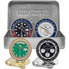 Golf Ball Markers Gift Set - Funny Golf Gifts for Men and Women Golfers