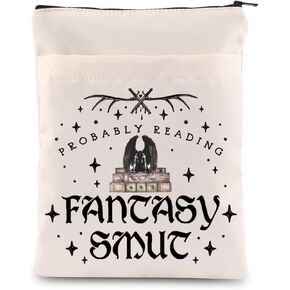 Smut Lover Gift Smut Smutty Reader Gift Book Lovers Gift Probably Reading Fantasy Smut Book Sleeve Book Protector with Zipper (Fantasy SMUT)