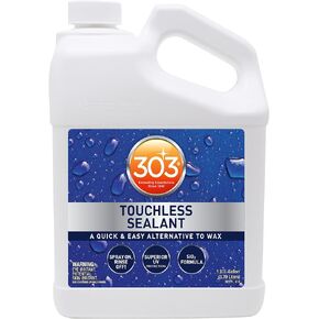 303 Products Touchless Sealant - SiO2 Technology - Water Activated Paint and Glass Protection - Spray On, Rinse Off, Refill for Trigger Spray Bottle,1 Gallon (Pack of 4), 30399