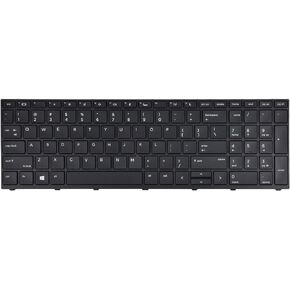 Replacement Keyboard for HP Probook 450 G5 455 G5 & Probook 470 G5 Laptop, Probook 470 G5 Keyboard with Backlit US Layout L01028-001 L01027-001
