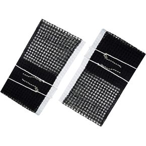 Ping Pong Nets Replacement, with Chain Tension Table Tennis Nets for Any Table 60 to 72 Inch, 2 Pack Black