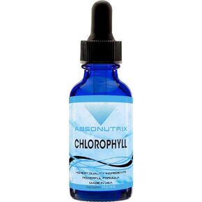 Absonutrix Chlorophyll Liquid Drops 50mg, 4 Oz Liquid, 200 Servings, Made in USA, Quick Absorption, Quality Potent Ingredients, Third-Party Tested, Non-GMO, GMP Certified, Cruelty-Free Products