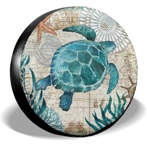 Cute Pit Bull Painting Spare Tire Cover for Camper RV SUV Trailer Truck and Many Vehicle, Universal Fit Wheel Covers Waterproof Dustproof (Diameter 23" - 33")