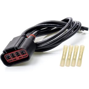 WPT688 WPT 688 HVAC Blower Motor Resistor Connector Wire Harness Pigtail Assembly S1763 Compatible with Ford Explorer Escape Expedition Mustang Fiesta Lincoln Mark Lt Navigator, Mercury Mariner