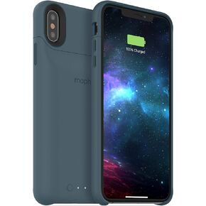 mophie 401002836 Juice Pack Access - حافظة بطارية لاسلكية نحيفة للغاية - مصنوعة لهاتف Apple iPhone Xs Max (2,200 مللي أمبير في الساعة) - حجري in Kuwait