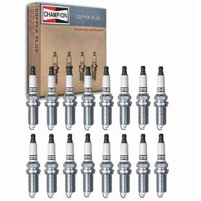 16 pc Champion Copper Plus Spark Plugs compatible with Ram 1500 5.7L V8 2011-2019