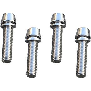 M5x20mm Bike Allen Hex Tapered Stainless Bolts Screws with Washer for MTB STEM
