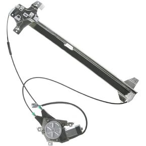YHTAUTO Front Power Window Regulator Driver Side with 2-Pin Motor Assembly for Ford E-150 E-250 Econoline E-350 E-450 E-550 Super Duty