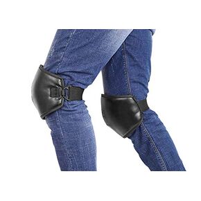 PU Leather Motorcycle Knee Pads Windproof Leg Gaiter Winter Warm Leggings Covers Thermal Fleece Lining Cycling Knee Brace Support Protective Guard with Adjustable Strap for Motorcycle Bike Winter Ski