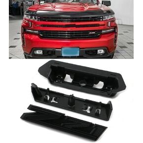 1 OEM Grille Z71 Front Emblem 3D Badge Compatible with 2019-2025 Silverado Tahoe Suburban RST 1500 HD 2500 HD 3500HD 84384428 (Black)