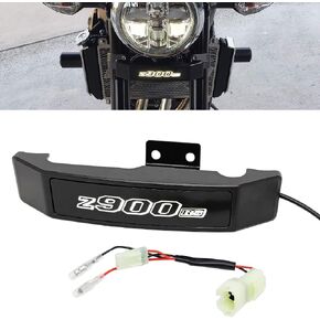Tricago Aluminium Front LED Emblem Light Kit Compatible with Kawasaki Z900RS 2018-2024 (Silver)