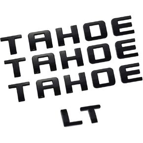شارات لاصقة قوية ومرتفعة ثلاثية الأبعاد تناسب Gm 07-16 Tahoe لامعة (أسود مطفي) in Kuwait