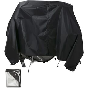 Drum Set Cover Large Waterproof Drum Set Dust Cover Electric Drum Kit Cover with Sewn in Weighted Corners Weather Resistant Anti-UV Protector for Drum Set