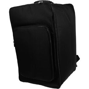 Milisten Black Backpacks 1pc backpack Padded and Handle Cajon with Drum Cm Straps Storage Adjustable Gigbag Carry Back Shoulder for Soft Front Black Bag Handles Pocket Case X Black Backpack