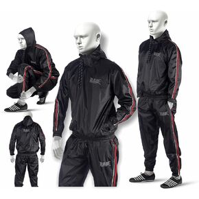 RAD Sauna Suit Men Women Weight Loss Jacket Pant Gym Workout Sweat Suits with Hood