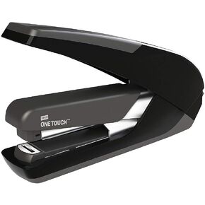 TRU RED One-Touch DX-4 Desktop Stapler, 30-Sheet Cap, Black/Gray (TR58483)