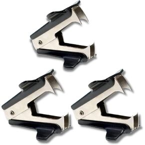 Staple remover tool, staple puller remover, jaw style, back to school, home, office pack of 3