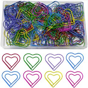 30 Pcs Paperclips Bookmark Clips - Cool Bike Shape Gift for Student,Kids,Colleague,Coloured Metal Document Paper Clips Holders Clamps for Desk Office School Use