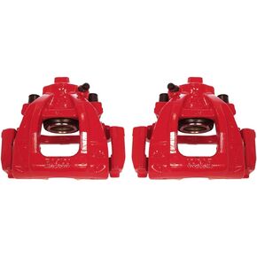 Power Stop Front S2776 Pair of High-Temp Red Powder Coated Calipers
