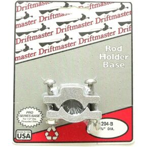 Driftmaster 204BR Pro Round Aluminum Rail Clamp with 0.875-Inch Diameter Base