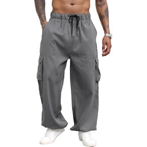 السراويل البضائع الرجالية المشي لمسافات طويلة Sweatpants ركض الهيب هوب فضفاض الحريم العمل رياضي فضفاض صالح في الهواء الطلق بنطلون مع جيوب in Kuwait