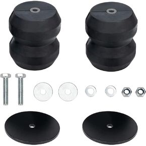 Suspension Enhancement System GMRCK15S Compatible With Chevy Silverado 1500 and GMC Sierra 1500, Rear pickup truck, Weight Capacity 8600 lbs, Suspension Rubber Helper Spring Kit