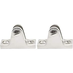 Marine City 316 Grade Stainless Steel Bimini top Deck Hinge – Boat Bimini High Fitting Hardware Side Mount – Boat Top Hinges Bimini Mounts with Removable Pin for Marines Boats Yachts (Pack of 2)