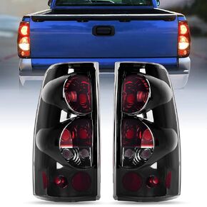 Nilight Taillight Assembly for 1999 2000 2001 2002 2003 2004 2005 2006 2007 Chevy Silverado 1500 2500 3500 1999-2002 GMC Sierra Rear Lamp Replacement with Classic Body OE Style, 2 Year Warranty