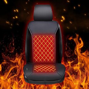 Seat Cushion, Comfortable Seat Cover with Full Back Support, Universal Seat Cushion for Left Seat in Winter