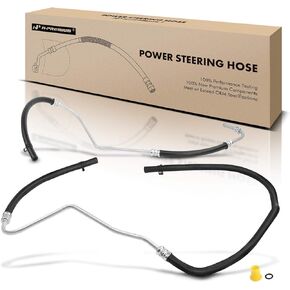 A-Premium Power Steering Return Line Hose Assembly Compatible with Ford F-250 F-350 F-450 F-550 Super Duty 1999-2004 Gear To Reservoir 2-PC Set