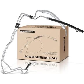 A-Premium Power Steering Hose Return Hose Line Assembly Compatible with Chevrolet Malibu 2006-2010 & Pontiac G6 2006-2010 & Saturn Aura 2007-2008, 2.2L 3.5L 3.9L, From Gear, Replace# 25921081