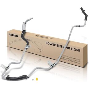A-Premium Power Steering Return Line Hose Assembly Compatible with Hyundai Sonata 2005-2010 L4 2.4L V6 3.3L Gear To Cooler