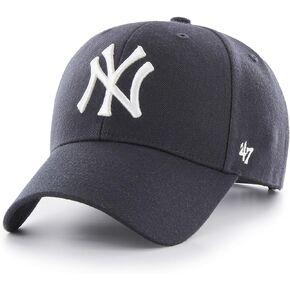 47 Brand NY Yankees MVP Cap B-MVPSP17WBP-NY, Unisex, Navy,