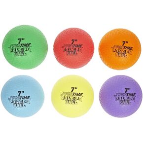 Sportime Poly-PG Gradeball Set, 7 Inches, Set of 6 - 009586