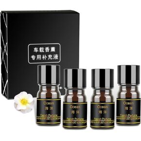 Kwak's Solar Car Air Freshener Refill,Solar Essential Oil Refill Perfume Oil for Car Air Fresheners（Ocean*2 bot）