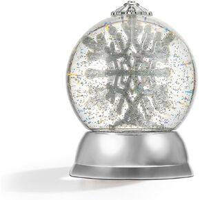 Snow Globe，6.5" Snowglobe with Swirling Glitter,Battery Operated, Spinning Water Glitters, 2024 Snow Globe Tabletop Figurine for Adults Unique, Kids, Women, Girls, Christmas Decorations Indoor