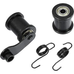 X AUTOHAUX 1 Set Chain Tensioner with 1-3/4" Roller for Coleman BT200X CT200U Trail CT200U-EX Powersports Mini Bikes for Massimo MB165 MB200 196cc Baja Warrior Mini Bicycle Roller Assembly