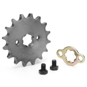 17MM 428 Motorcycle Sprocket, 428-10T Motorcycle Front Engine Sprocket for 50cc 70cc 90cc 110cc 125cc Dirt Pit Bike Mini Bike ATV 4 Wheeler Moped