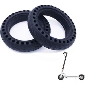 2Pcs Solid Tires 8.5 Inches Electric Scooter Wheels Replacement Tire 8-1/2'' Front or Rear Honeycomb Tires for Xiaomi Mijia M365, Gotrax GXL V2 and More (2)