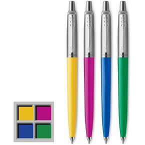 Parker Jotter Originals Ballpoint Pens, Black, Medium Point, Set of 4
