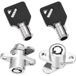PBYMT 2 Keys Saddlebag Lock Set Saddle Hard Bag Compatible for Harley Touring Road King Electra Glide Street Glide Tour Gide 1993-2013