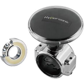 Hypersonic Auto Steering Wheel Knob, Steering Wheel Spinners, Felixable and Durable Power Handle with Bearing Fit for Cars, Trucks, Tractors, Mowers, Forklifts and Boat (M)