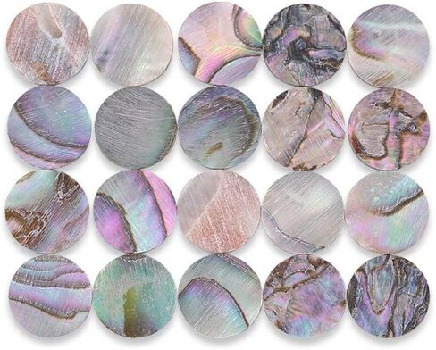 6mm Fretboard Markers Inlay Sticker Abalone Mark Point for Guitar and Bass 12/20Pcs(20Pcs) Guitar Fretboard Markers Dot Inlays For Guitar Mother Of Pearl Inlay Mother Of Pearl Inlay 6Mm Abdots in Saudi Arabia