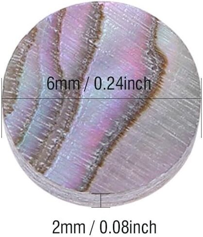 6mm Fretboard Markers Inlay Sticker Abalone Mark Point for Guitar and Bass 12/20Pcs(20Pcs) Guitar Fretboard Markers Dot Inlays For Guitar Mother Of Pearl Inlay Mother Of Pearl Inlay 6Mm Abdots in Saudi Arabia