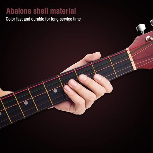 6mm Fretboard Markers Inlay Sticker Abalone Mark Point for Guitar and Bass 12/20Pcs(20Pcs) Guitar Fretboard Markers Dot Inlays For Guitar Mother Of Pearl Inlay Mother Of Pearl Inlay 6Mm Abdots in Saudi Arabia