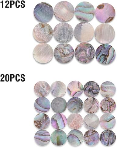 6mm Fretboard Markers Inlay Sticker Abalone Mark Point for Guitar and Bass 12/20Pcs(20Pcs) Guitar Fretboard Markers Dot Inlays For Guitar Mother Of Pearl Inlay Mother Of Pearl Inlay 6Mm Abdots in Saudi Arabia