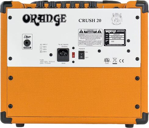 حزمة Orange Crush 20 20W 1x8 "جيتار كومبو أمبير مع كابل أداة منسوج من Pig Hog، وكابل الطاقة، و12X اللقطات، وقماش تلميع الصوت السائل in Saudi Arabia