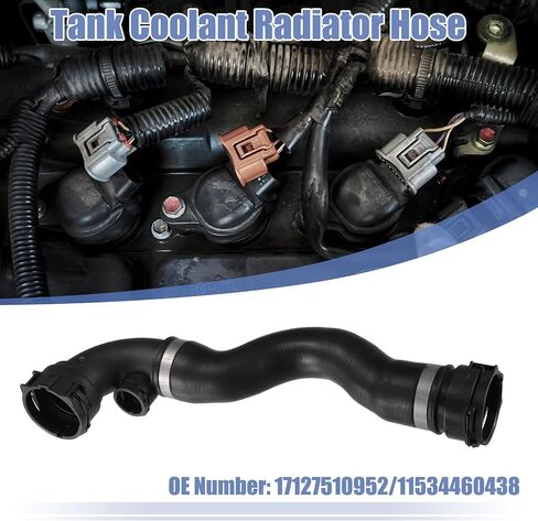 ACROPIX Heater Hose Radiator Expansion Tank Pipe Fit for BMW 3 Series No.17127510952/11534460438 - Pack of 1 in Saudi Arabia