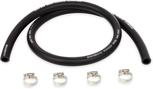 Mishimoto MMHOSE-CC34-6 Universal Catch Can Hose 3/4" x 6', Black in Saudi Arabia